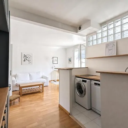 Apartment Paisible Et Elegant Buttes Chaumont 2 Pers