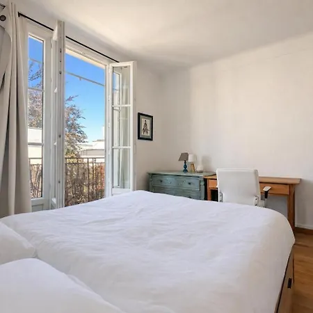 Paisible Et Elegant Buttes Chaumont 2 Pers Apartment